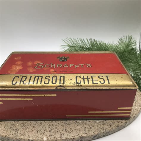 Vintage Metal Candy Box 